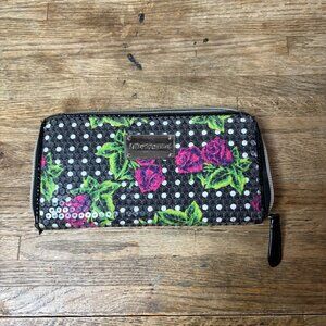 Betsey Johnson Rose Zip Wallet | NWOT